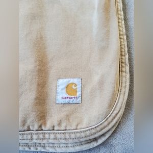 Vintage Carhartt Reversible  Blanket Sherpa and Canvas Tan
